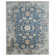 Jousha Oriental Power Loom Machine Woven Wool Area Rug in Blue/Gray