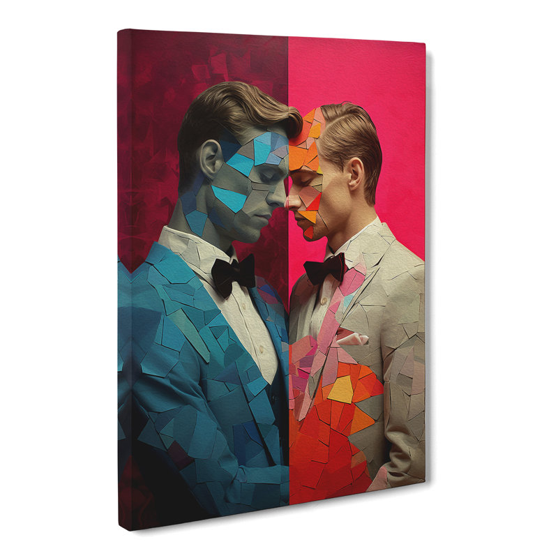 Two Men In Love Digital - Print, 60cm H x 40cm W x 3cm D