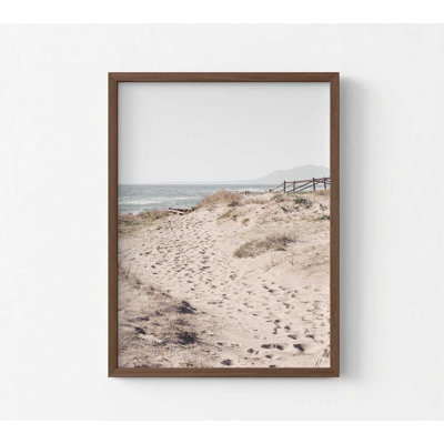 «Coastal Sand Dune Path», photographie de plage, art mural