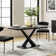 Barwen Glam Modern 71" Rectangular Sintered Slate Dining Table