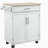 Kitchen island trolley with drawers and towel rack, white-686718297