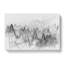 The Misty Forest Sketch - Wrapped Canvas Print-61883532