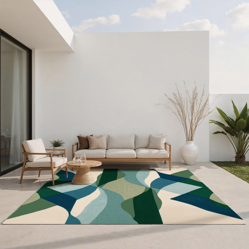 Twilight Serenity Indoor And Outdoor Area Rug, Rectangle 2' x 3'