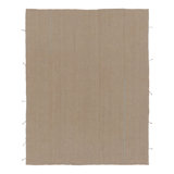 Rug & Kilim's Contemporary Kilim, Beige Textural Stripes