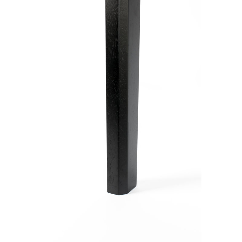 Barbier Solid Wood Writing Desk, Black