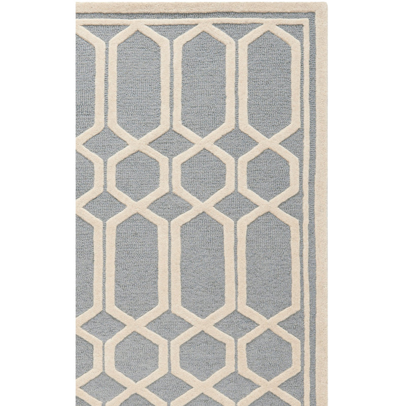Mauch Cambridge Hand Tufted Wool Geometric Rug, Rectangle 2' x 3'