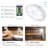 LED Closet Lights Wireless Motion Sensor Puck Light With Remote Control,USB Rechargeable Puck Lights, Dimmable Under Cabinet Indoor Lighting Magnet Stick-On Light For Counter Kitchen Wardrobe (6 Pack)