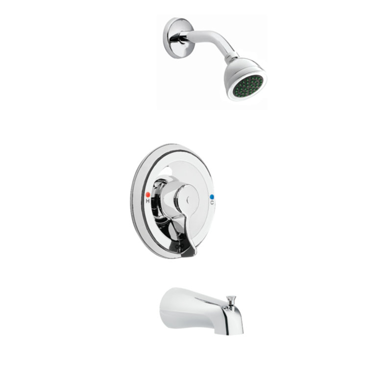 Commercial Posi-Temp Tub and Shower Faucet Trim with Lever Handle