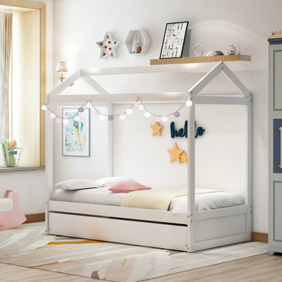 Lit standard simple avec gigogne Abbingt