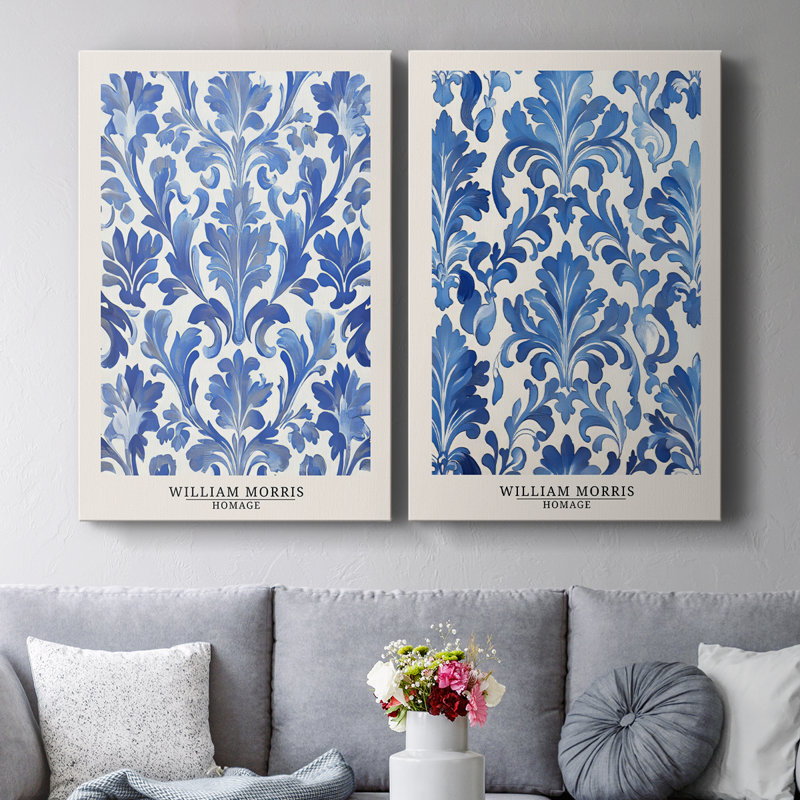 Série sur toile tendue avec châssis de qualité supérieure - Prêt à accrocher, H 18 po x l 24 po