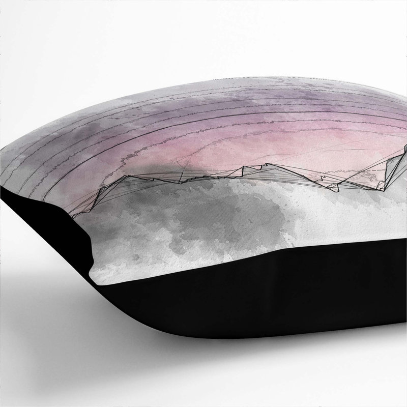 Sky at Night Cushion with Filling, 55cm H x 55cm W x 20cm D, Black