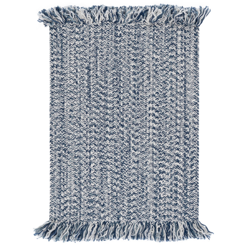 Tapis tressé à la main tressé à la machine 301, Rectangle 6 pi x 9 pi
