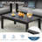 4-Piece Aluminum Patio Conversation Set With Cushions-1600284269