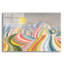 «The Hills Roll On» par Danhui Nai, art mural en verre acrylique