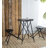 Stowable Side Table And Two Seats