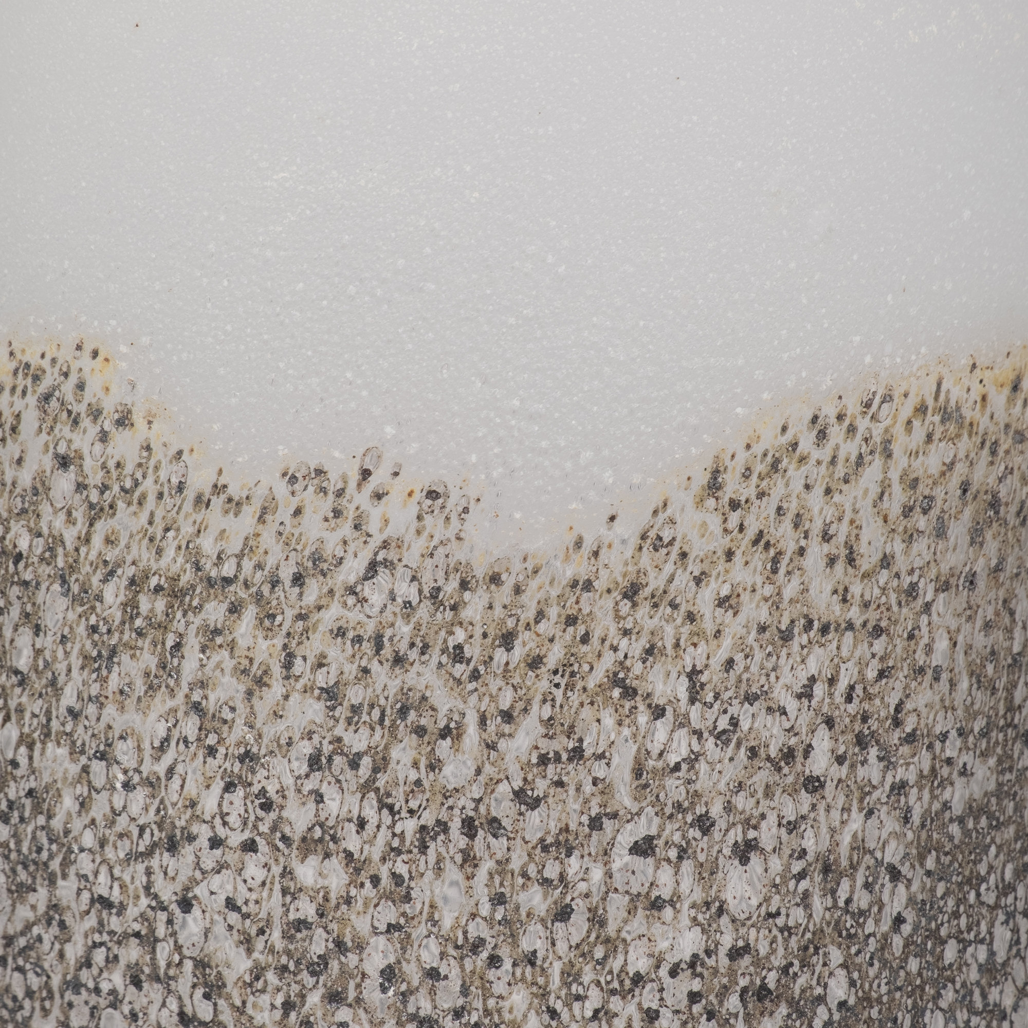 8" Ombre Bowl, White/Grey, 13" H x 7" W x 7" D