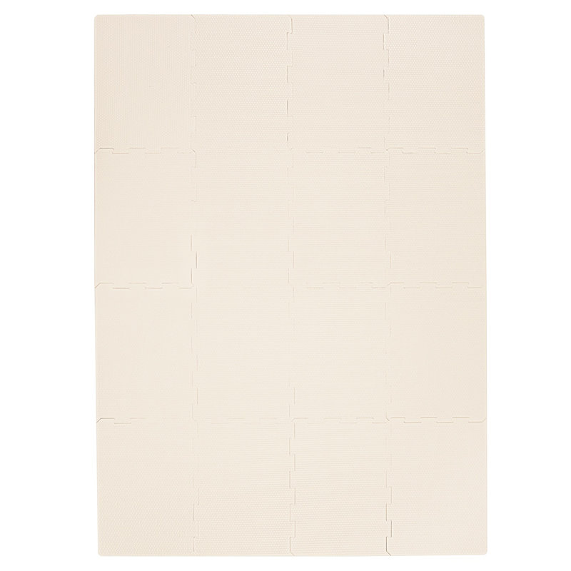 Baby & Kids EVA Foam Puzzle Mat, Cream
