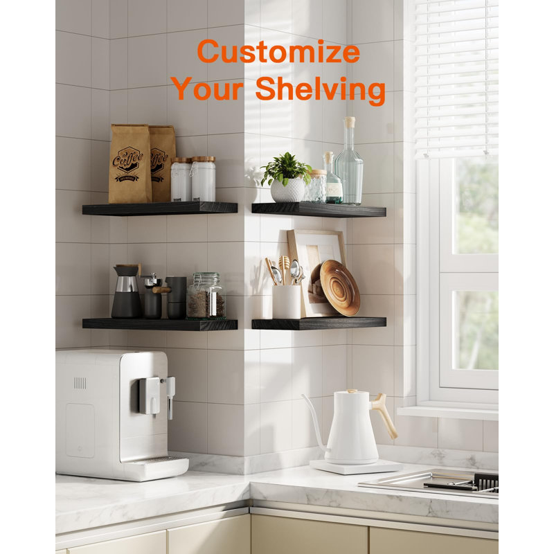 Floating Shelf, Black
