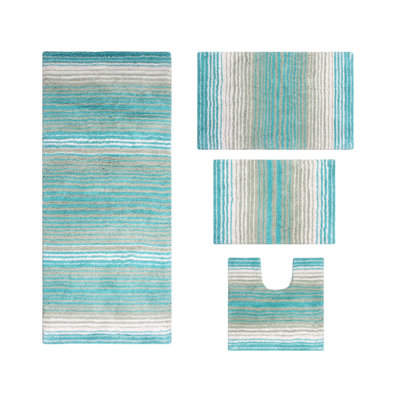 Alamanno 4 Piece Bath Rug Set