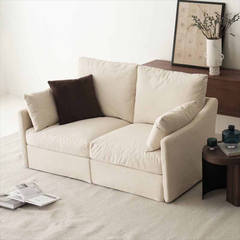 69,3 po. Canapé modulaire confortable pour canapé-lit