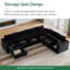 Canapé modulaire en U Tremee-1703681835