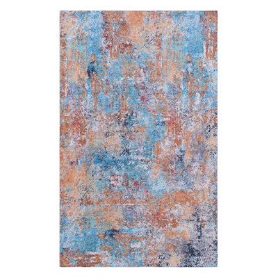 3x5 Washable Area Rug, Non-slip Low-pile Non-shedding For Home Development - Living Room, Bedroom, Kitchen, Dining Room & Pet , Stain Rug Improvement
