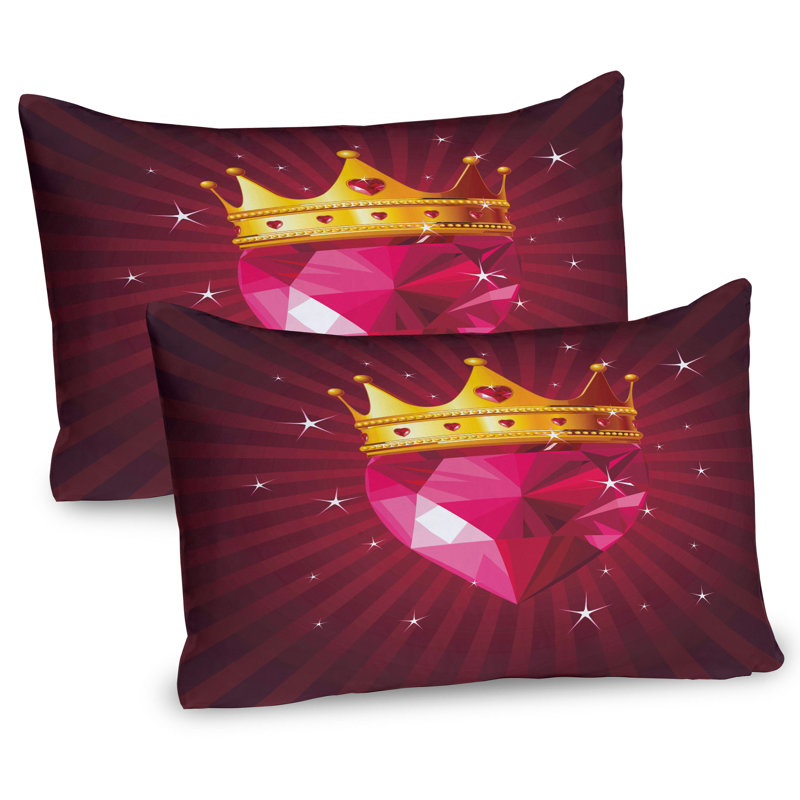 Ensemble de 2 taies décoratives Ambesonne Diamond, H 20 po x l 30 po