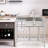 304 Stainless Steel Utility Sink With Workbench