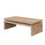 Table en bois naturel pour le salon, L 48,28 po x l 23,12 po x H 16,39 po, rectangulaire, finition rustique, fixation au sol rectangulaire, L 47,6 po x l 23,6 po