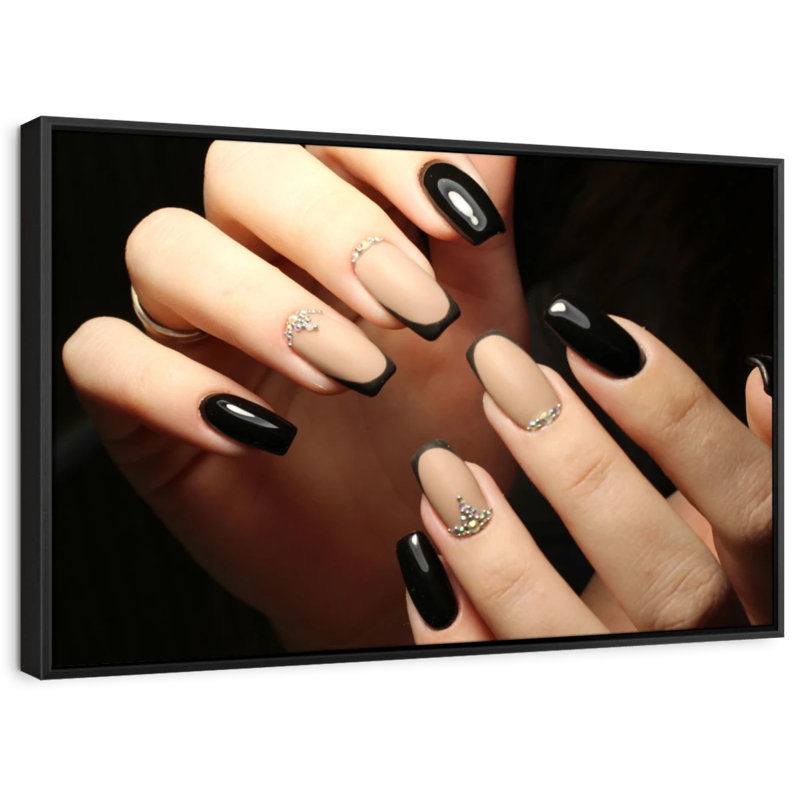 " Classy Neutral Nails Wall Art ", 31" H x 21" W