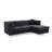 Ballentine Velvet L-Shaped Sectional Reversible-219931710