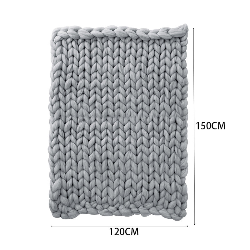 Casper Machine Tufted Throw Blanket, Grey, W120 x L150cm