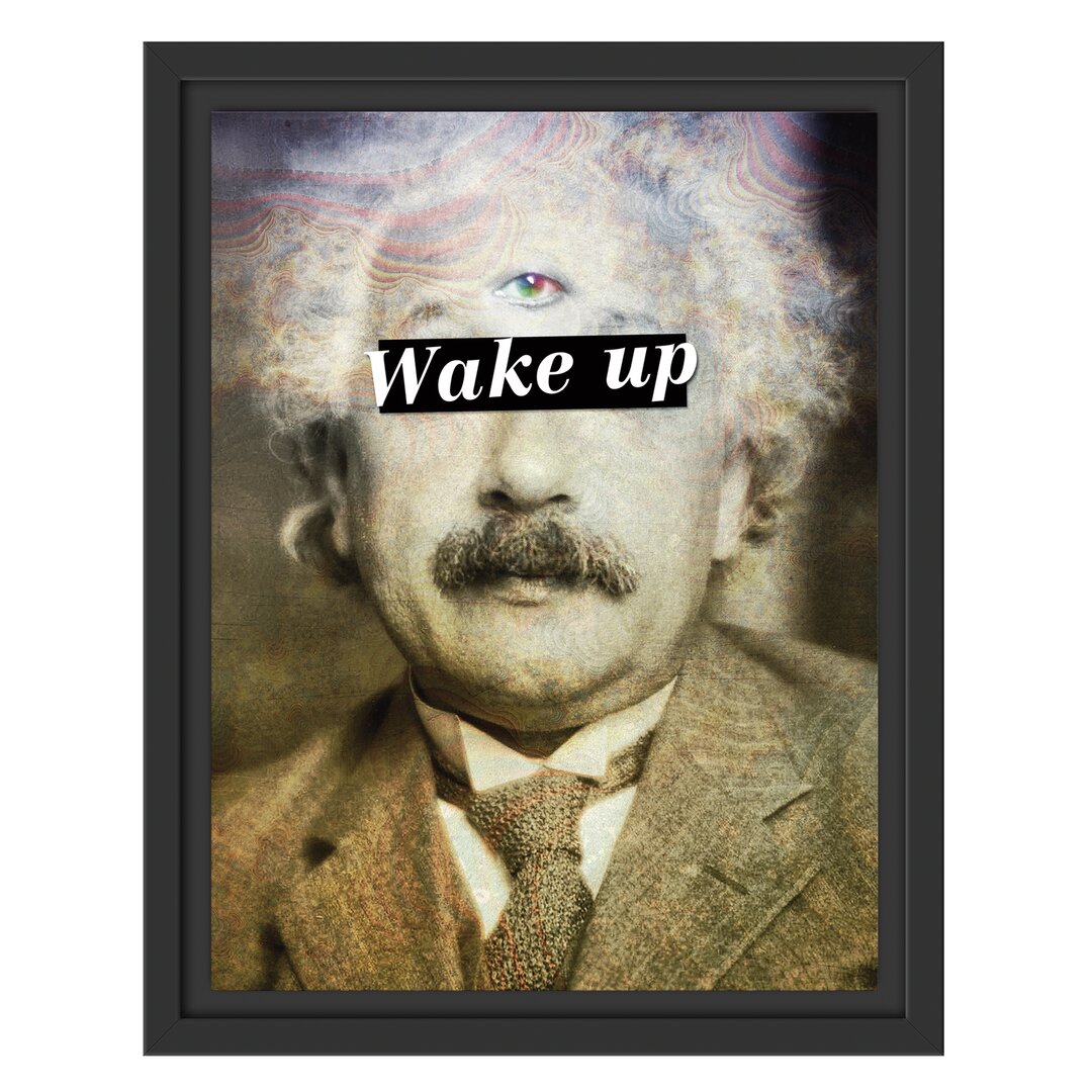 Gerahmtes Wandbild Einsteins third eye