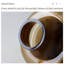 Vase de table en verre Amber