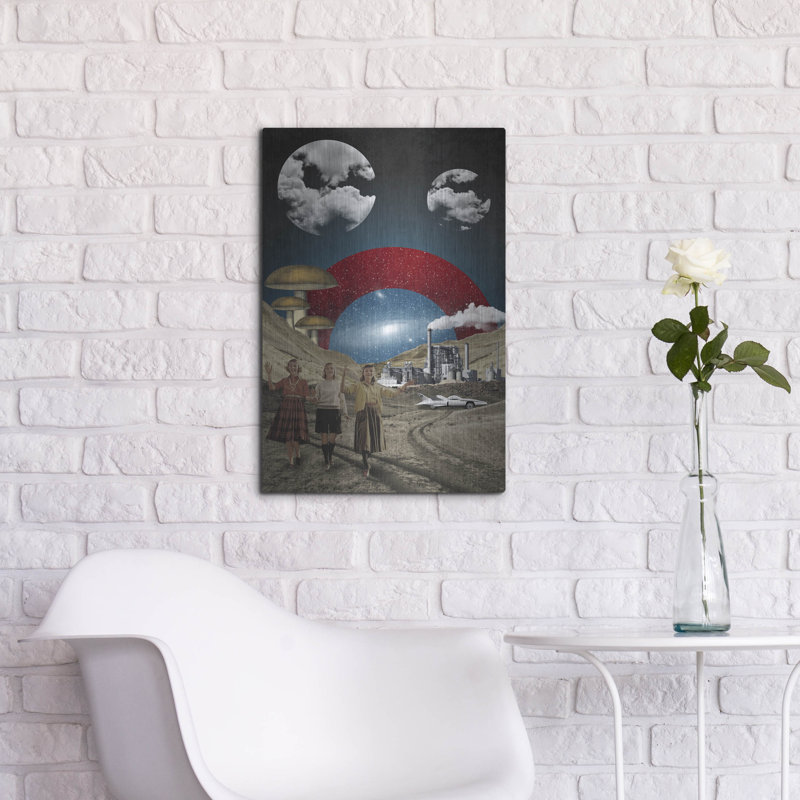 «Uncertain Futur» par Elo Marc, H 24 po x l 16 po