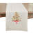 Ayverie Floral Linen Christmas Tree Design Table Runner-1297709270