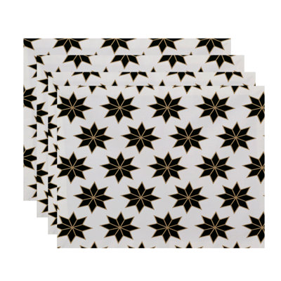 Hennessy Polyester Geometric Rectangle Placemat