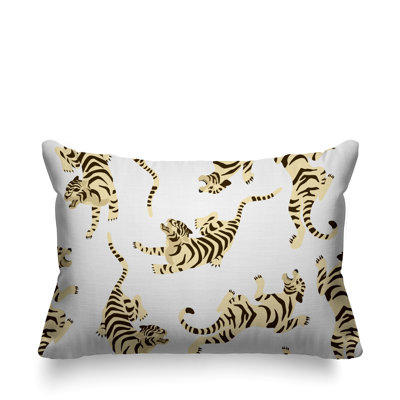 Tigger Boho Tiger Indoor/Outdoor Throw Pillow