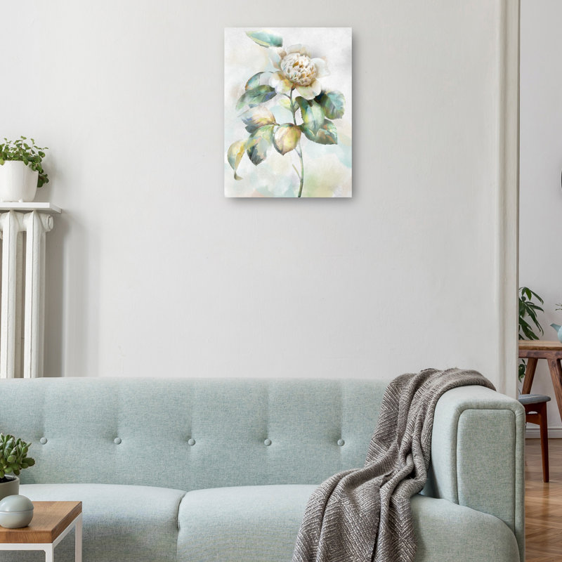 Botanical Whispers I 24" x 18" Canvas Art Print