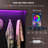 3-In-1 Hall Tree With LED Lights And Shoe Storage, Standing Coat Rack With Shoe Bench, Entryway Organizer With Five Hooks-1629958937