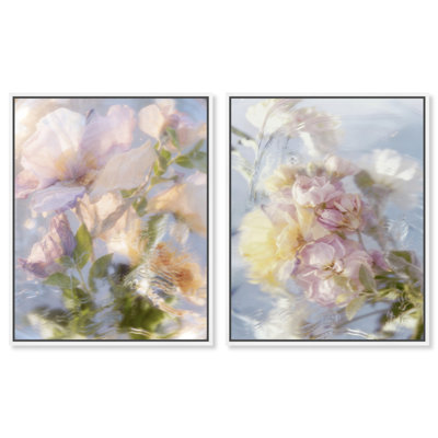 Floral Haze Set Graphic Art Canvas