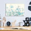 «Translucent Garden Blue» par Danhui Nai, art mural en verre acrylique-1366295353