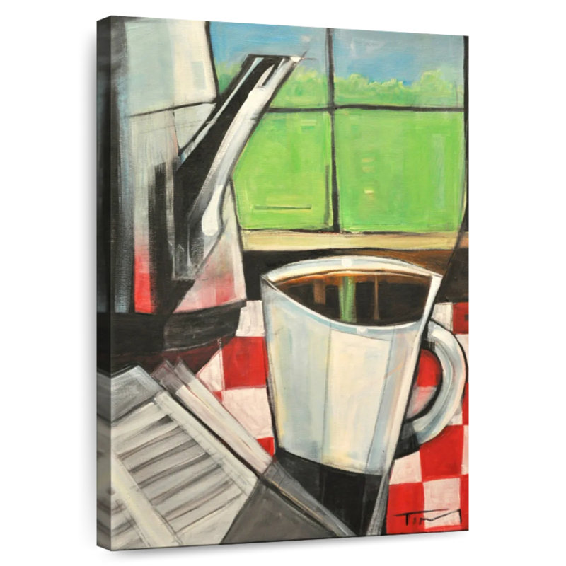 Yarlin Coffee And Morning News, 48" H x 32" W