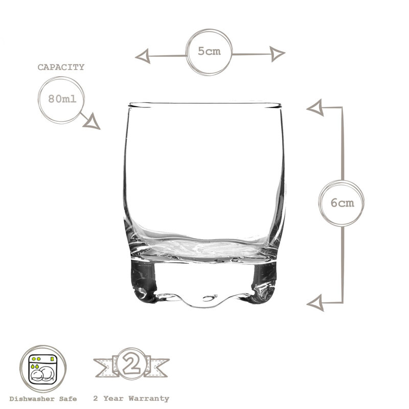 80ml Shot Glass / Shooter, 6