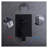 Matte Black Shower System with 10 Inch High Pressure Rainfall Shower Head and Handheld, Wall Mount Shower Faucet Set with 3-Function Valve and Waterfall Tub Spout