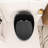 1.28 Glossy Black Egg Shape Single Flush Toilet, Multiple Glazed Surface, Easy - To Clean, 25.98 In Depth, 22 Package Width Clean Design, Quick Release Seat, 18.98 Width, 29.1 Depth-125560743