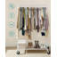 Algodones 100cm Rolling Clothing Rack