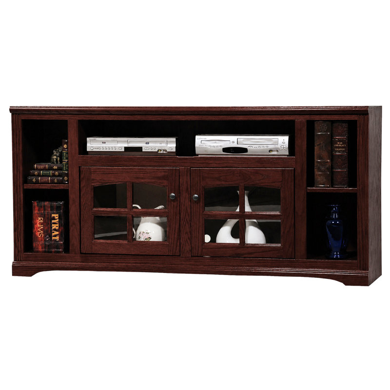 Speece Unfinished TV Stand for TVs up to 75", Classic Bourbon