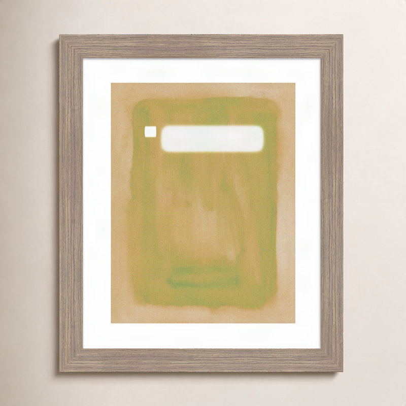 «Focal Point II» par Melissa Wang, impression sur bois encadrée, H 18 po x l 15 po, Brun