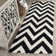 Sanyla Cambridge Hand Tufted Wool Chevron Rug